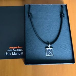 NEW Noproblem Ion Balance necklace — black
